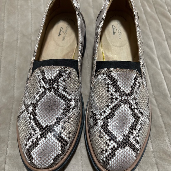 Clarks Shoes - Clarks Women's Snakeskin Pattern Loafers
